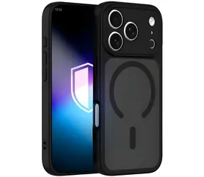 3mk Misty MagCase černá / Zadní kryt / Apple iPhone 17 Pro / MagSafe / Military Grade