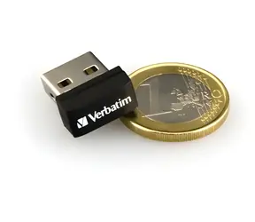 Verbatim Store 'n' Stay Nano 32GB černá / Flash Disk / USB 2.0 / čtení: 10 MB/s / zápis: 3 MB/s