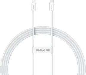 Baseus Superior 2 bílá / Kabel / USB-C na USB-C / 2 m / 30W
