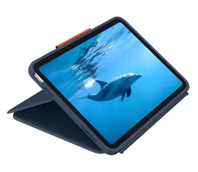 Logitech Rugged Combo 4 modrá / Pouzdro s klávesnicí / iPad 10. gen / Smart Connector / vojenská odolnost