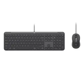 Logitech Signature Slim MK620 for Business grafitová / Klávesnice + myš / USB-C / DE layout