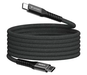 Verbatim Sync & Charge Magnetický USB-C kabel 1.2m černá / USB-C(M) / USB-C(M) / 100 W / PD & QC 3.0