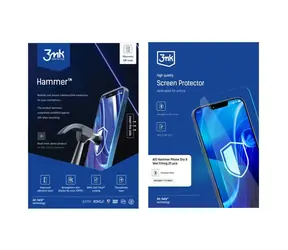 3mk All-Safe Hammer Dry & Wet Fitting / Ochranná fólie / Pro mobilní telefony / AIO / 25 ks