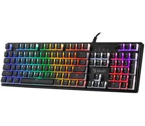 A4tech Bloody S510R černá / Herní klávesnice / mechanická / Blue Switch / Pudding / CZ / USB