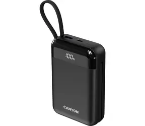 CANYON OnPower 204 20000 mAh černá / Powerbanka / USB-C / Lightning