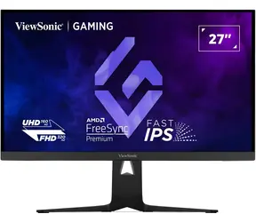 27" ViewSonic XG275D1-4K / Monitor / IPS / 3840 x 2160 / 160 Hz / 0,5 ms / HDMI + DP + USB-C / Pivot / repro