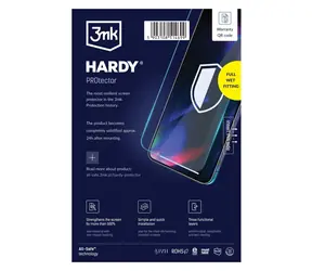 3mk All-Safe HARDY PROtector Full Wet Fitting / Ochranná fólie / AIO systém / 5 ks