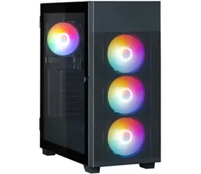 Zalman S5 Neo černá / Skříň / ATX / 4x 120mm RGB / USB 3.2 Gen2 + USB 2.0 / bez zdroje / průhledná bočnice