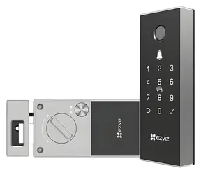 EZVIZ DL03 Pro / Chytrý dveřní zámek / otisk prstu / přístupová karta / PIN kód