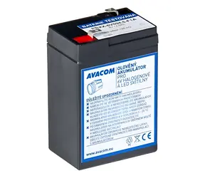Avacom pro svítilny F1 / Baterie / 6 V / 4,5 Ah