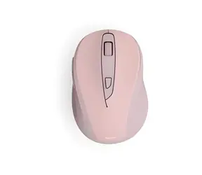 Hama WM-400 růžová / Bezdrátová optická myš / 1600dpi / 6 tlačítek / tichá / 2.4GHz