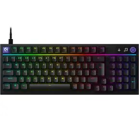 Logitech G316 X 98 černá / Herní klávesnice / CZ&SK layout / USB / RGB / mechanické Red