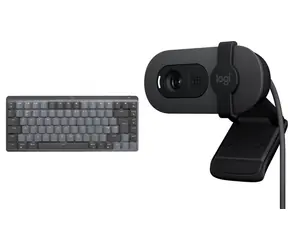 Logitech MX Mechanical Mini + Brio 100 / Kancelářský set / Mechanická klávesnice + webkamera