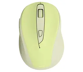 Hama WM-400 zelená / Bezdrátová optická myš / 1600dpi / 6 tlačítek / tichá / 2.4GHz
