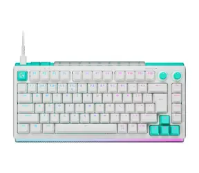 Logitech G512 X 75 bílá / Herní klávesnice / 75 % / US layout / RGB Lightsync / Tactile