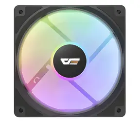 darkFlash CL12 LED černá / Ventilátor / 120 mm / 1200 RPM / 52.46 CFM / 4-pin