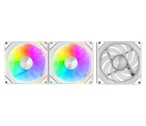 darkFlash Gauss G24 3v1 bílá / Ventilátor / 120 mm / ARGB / 800-2000 RPM / 33,55 dBA