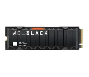 WD Black SN850X 2TB chladič / M.2 SSD 2280 / PCIe Gen4 x4 / TLC / čtení: 7300 MB/s / zápis: 6600 MB/s / 5y