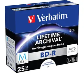 Verbatim BD-R 25GB 4x 5ks / Blu-ray