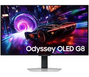 32" Samsung Odyssey G8 LS32FG816SUXEN stříbrná / Monitor / OLED / 3840x2160 / 240Hz / HDMI + DP / VESA