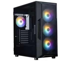 ZALMAN i3 Neo V2 černá / Skříň / ATX / 1x USB 3.2 Gen2 Type-A + 1x USB-C 3.1 Gen2 / 4x 120mm RGB / bez zdroje