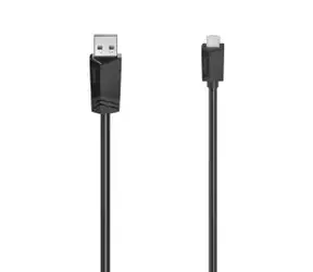 Hama Micro-USB černá / Datový kabel / USB-A / USB 2.0 / 480 Mbit/s / 0,75 m