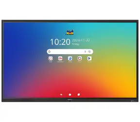 86" ViewSonic IFP86 černá / Interaktivní panel / 4K UHD / Android 16 EDLA / 64 dotykových bodů IR / Wi-Fi 6 / 8GB/128GB