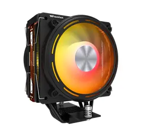 darkFlash E400 PLUS černá / Chladič CPU / 4× heatpipe / 2× 120 mm push-pull / ARGB / 235 W TDP / Intel + AMD