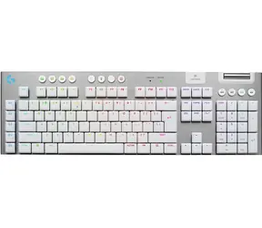 Logitech G915 X bílá / Bezdrátová herní klávesnice / US layout / LIGHTSPEED