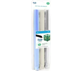 3Doodler PL-CLEAR-75 / Plastové tyčinky PLA / 75 ks / průměr 3 mm