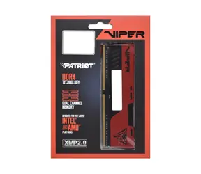 Patriot Viper Elite II 32GB (2x16GB) 3200MHz červená / DIMM / DDR4 / CL18 / XMP 2.0 / Non-ECC / Unbuffered / 1.35 V