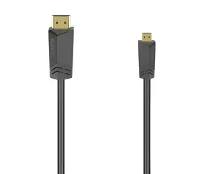 Hama HDMI kabel High Speed 1,5 m / Kabel / typ A na Micro D / 4K / Ethernet