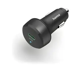 Hama nabíjecí adaptér do vozidla černá / Nabíječka do vozidla / USB-C / PD / QC 3.0 / 20 W