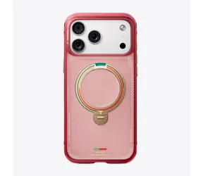 Torras Ostand Q3 Air World Cup Limited červená / Ochranný kryt pro Apple iPhone 17 Pro / MagSafe / výklopný kroužek