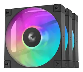 DEEPCOOL FD12 ARGB černá / Sada 3 kusy / 120mm / 84.81 CFM / 26.9dB / 400-2050 RPM