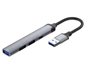 ColorWay CW-HUB05 tmavě šedá / USB hub / USB-A / 1x USB 3.0 / 2x USB 2.0 / 1x USB-C