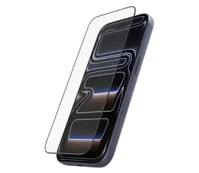 Hama Extreme Protect iPhone 17 Pro / Ochranné sklo na displej / D3O® / 10H / černý rám / 0,33 mm
