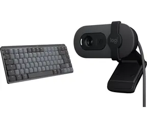 Logitech MX Mechanical Mini pro Mac + Brio 100 / Sada / mechanická klávesnice + webkamera / bezdrátová / Bluetooth