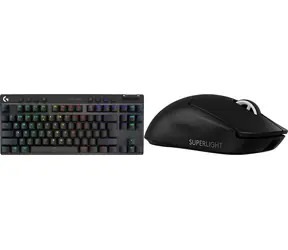 Logitech PRO X TKL GX Brown + G PRO X SuperLight 2 / Bezdrátová sada klávesnice a myši / Lightspeed / US layout
