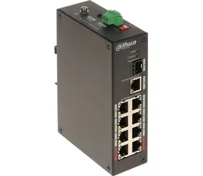 Dahua PFS3110-8ET-96-V2 / Switch / 100Mbps / 8x RJ-45 / PoE 96 W