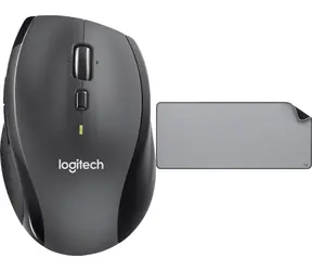Logitech M705 Marathon + Studio Series středně šedá / Sada bezdrátová myš + podložka