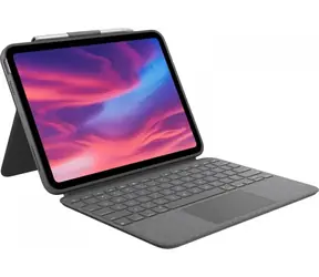 Logitech Combo Touch šedá / Ochranný kryt s klávesnicí / Apple iPad (10. generace)