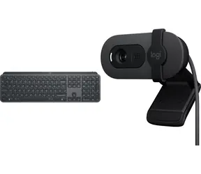 Logitech MX Keys for Business + Brio 100 / Sada klávesnice a webkamery