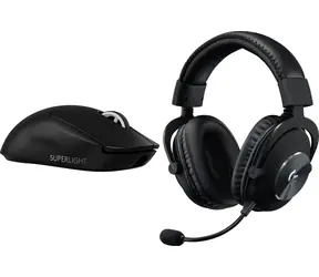 Logitech G PRO X SuperLight 2 + G PRO X černá / Herní sada / Bezdrátová myš + sluchátka