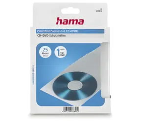 Hama / Obal na CD/DVD / průhledný / 25 ks