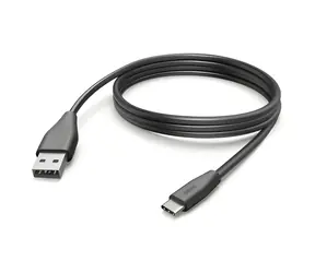 Hama USB-C - USB-A 3 m černá / Nabíjecí kabel / 480 Mbit/s