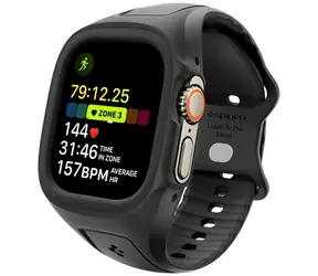 Spigen Liquid Air Pro černá / Ochranný kryt / Apple Watch Ultra 3/2/1 49 mm