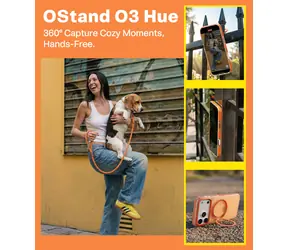 Torras Ostand O3 Hue Golden Citrus / Ochranný kryt / iPhone 17 Pro / MagSafe / stojánek 360°