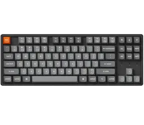 Keychron K8 Max QMK / Klávesnice / TKL 87 kláves / Mechanická / Super Red switch / hliníkový rám / BT / USB