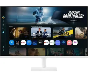 32" Samsung Smart M7 LS32FM703UUXEN bílá / Monitor / VA / 3840x2160 / 16:9 / 60Hz / 300cd-m2 / Wi-Fi + BT + Tizen / VESA